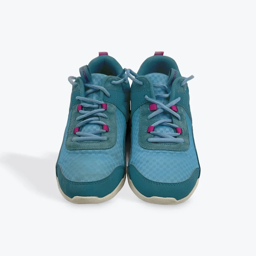 Vionic‎ Chance Walking Shoes Blue Mesh Suede Comfort Athletic Sneakers Womens